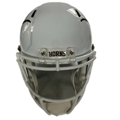 Arch Manning Autographed University of Texas Full-Size White Speed Replica Helmet-3