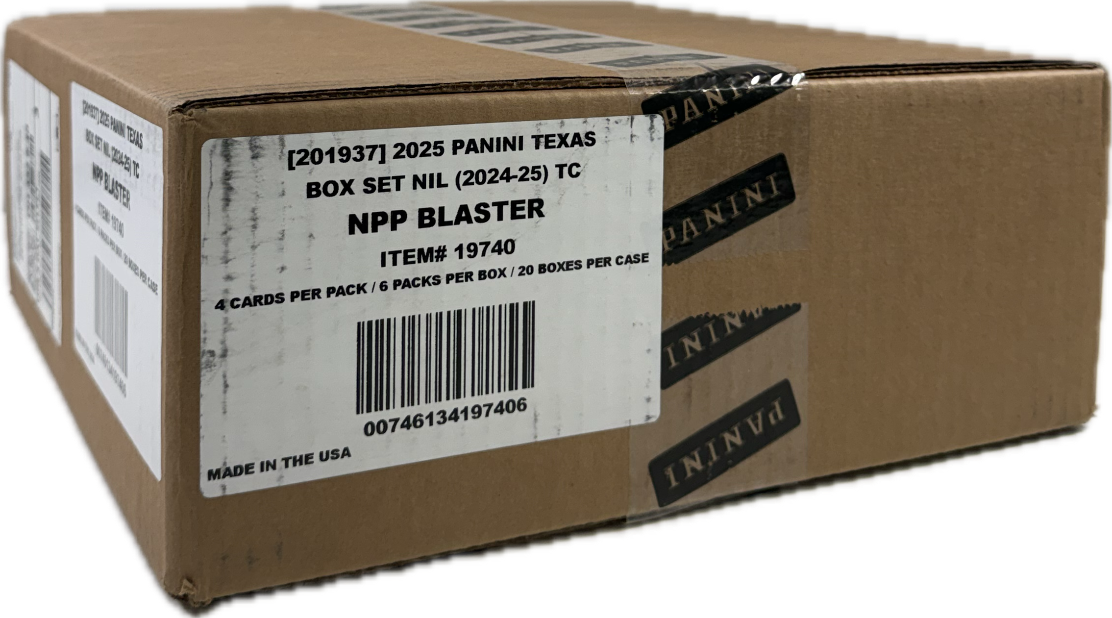 2025 Panini NIL Texas Longhorns Blaster 20-Box Case