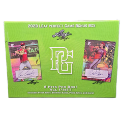 2023 Leaf Perfect Game Baseball Bonus Box-1