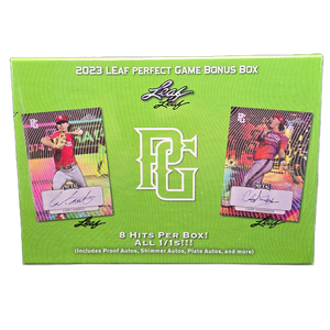 2023 Leaf Perfect Game Baseball Bonus Box