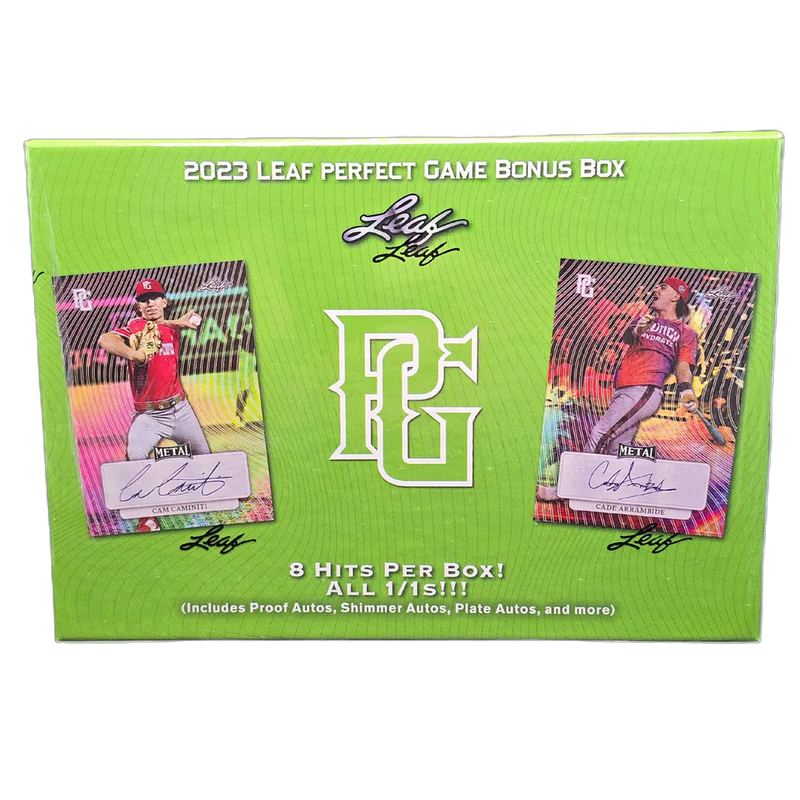 2023 Leaf Perfect Game Baseball Bonus Box-1