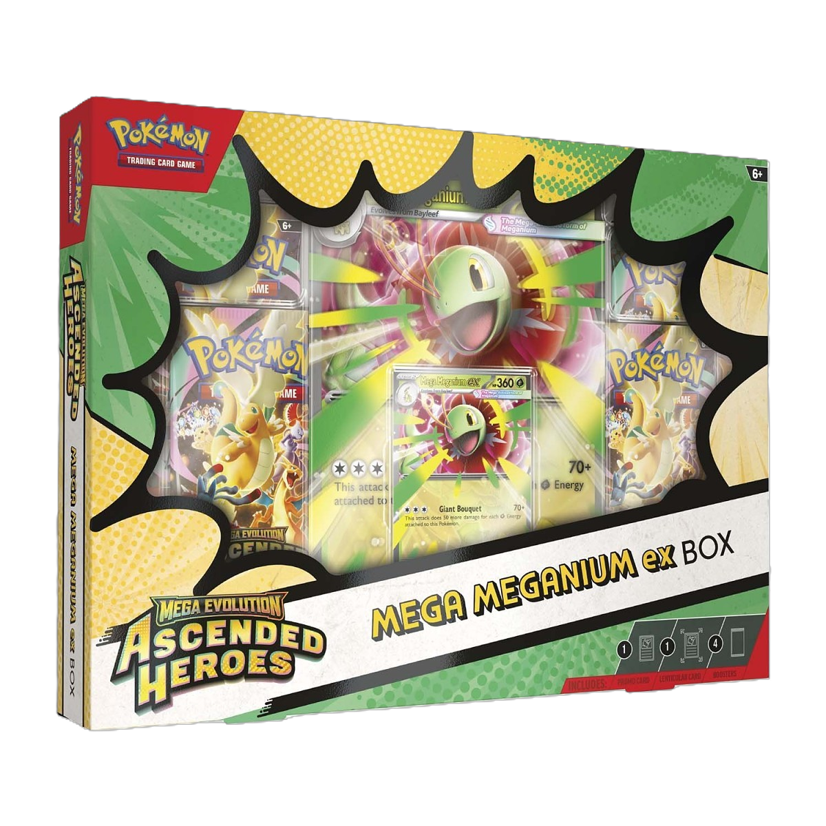 Pokemon Ascended Heroes Mega Meganium/Embroar/Feraligatr ex Box