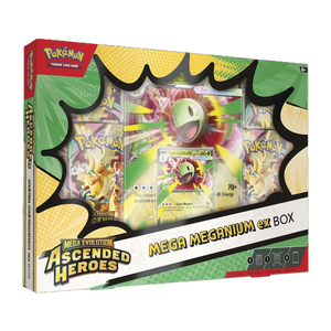 Pokemon Ascended Heroes Mega Meganium/Embroar/Feraligatr ex Box