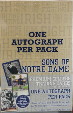 2006 Notre Dame Premium College Trading Cards Box-1