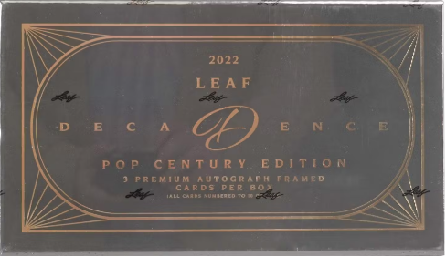 2022 Leaf Decadence Pop Century Hobby 3 Box Case-2