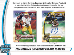 2024 Bowman University Chrome Football Blaster Box-2