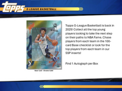 2024/25 Topps G League Basketball Hobby Box-1