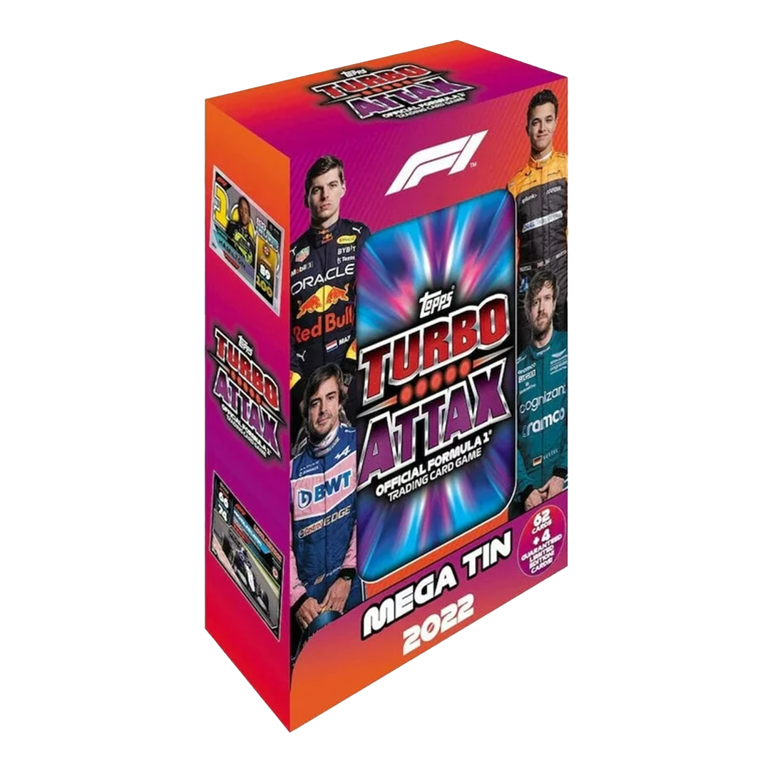 2022 Topps Formula 1 F1 Turbo Attax Mega Tin CardCollector2 2022 Topps Formula 1 F1 Turbo Attax Mega Tin CardCollector2