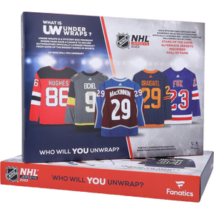 2023 Under Wraps Single Autographed NHL Jersey Box Fanatics Authentic
