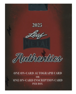 2025 Leaf Metal Authentics Hobby Box
