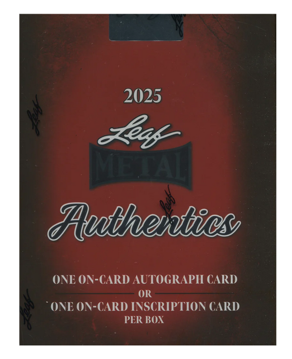 2025 Leaf Metal Authentics Hobby Box