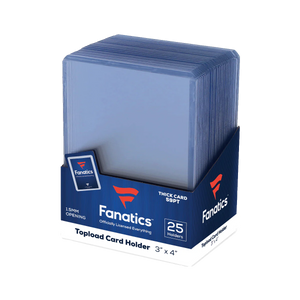 Fanatics 3x4 59pt. Toploaders 25-Count Pack