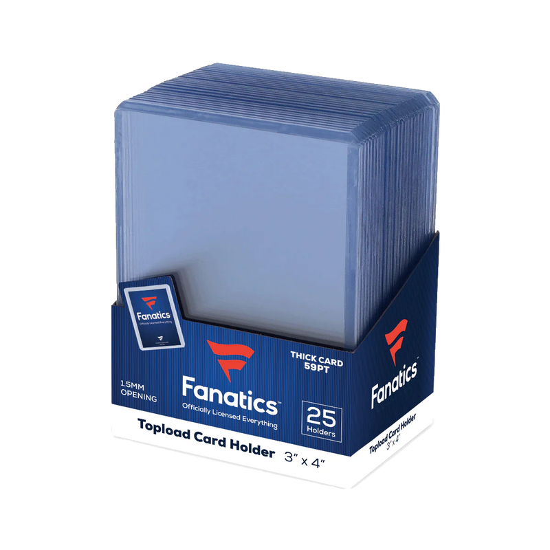 Fanatics 3x4 59pt. Toploaders 25-Count Pack-1