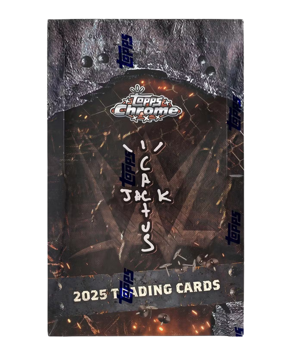 Product 2025 Topps Chrome WWE x Cactus Jack Wrestling Hobby Box Link