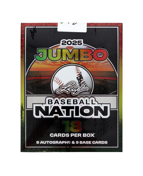 Product 2025 Leaf Baseball Nation Hobby Jumbo Box Link