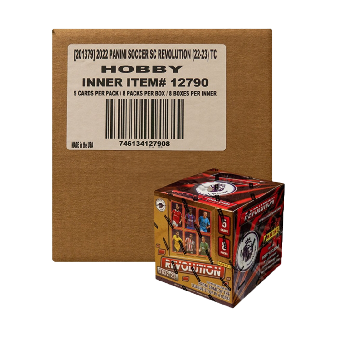 2022-23 Panini Revolution Soccer Hobby 8 Box Case-1