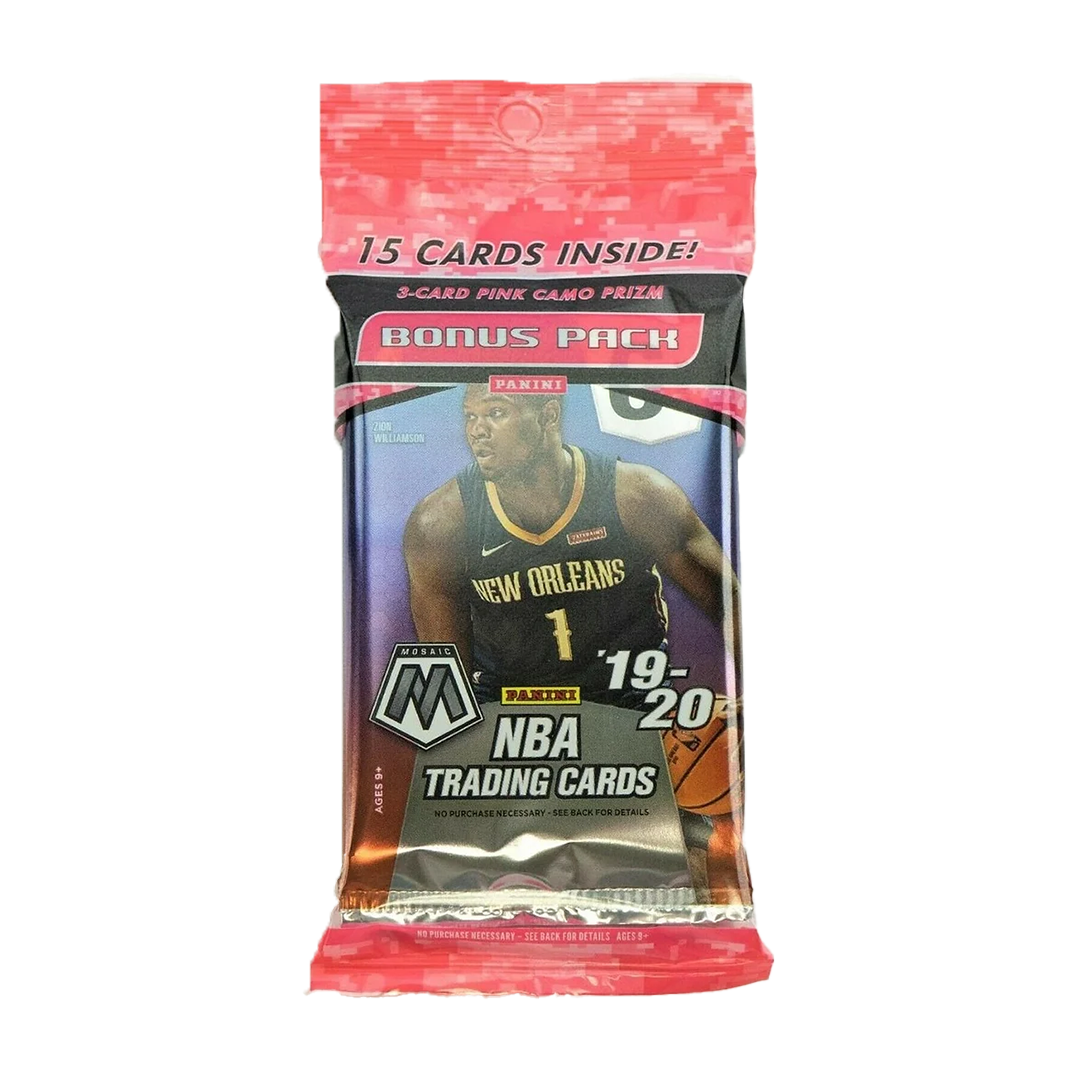 2019-20 Panini Mosaic Basketball Cello Pack