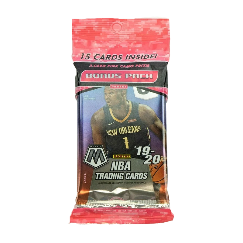 2019-20 Panini Mosaic Basketball Cello Pack-1