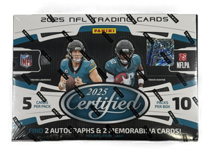 2025 Panini Certified Football FOTL Hobby Box