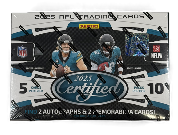 Product 2025 Panini Certified Football FOTL Hobby Box Link