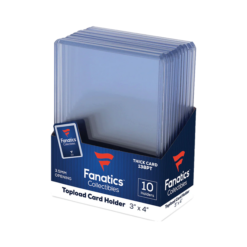 Fanatics 3x4 138pt. Thick Toploaders 10-Count Pack-1