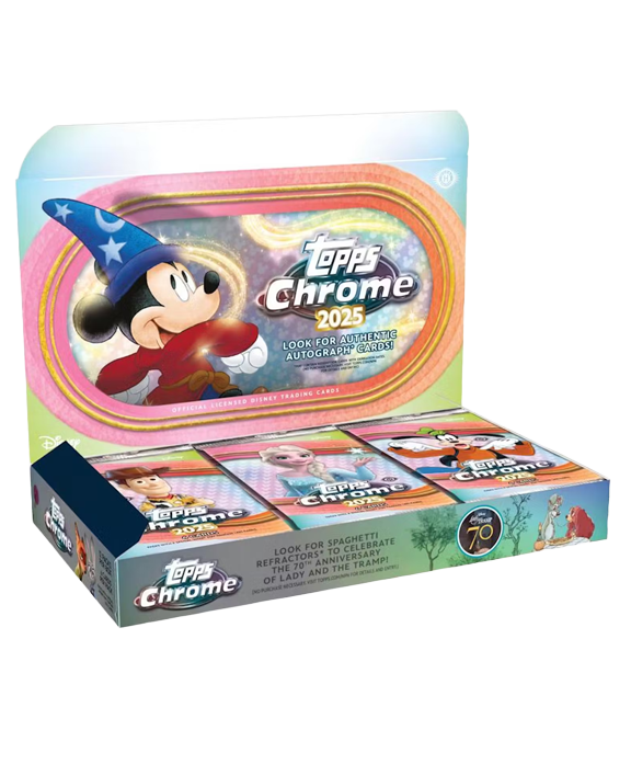 Product 2025 Topps Chrome Disney Hobby Box Link