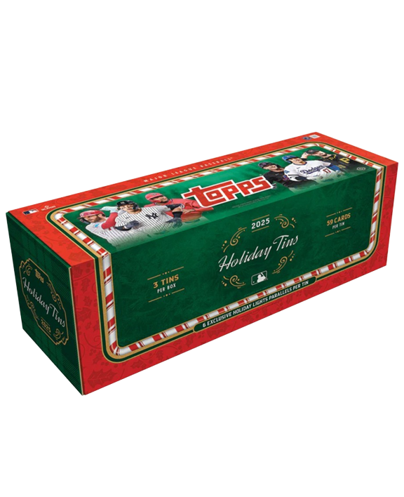 2025 Topps Holiday Baseball 3 Tin Box-1