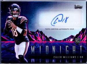 Caleb Williams RC 2024 Topps Midnight Horizon Rookie Signature Auto