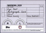 Juju Watkins RC 2024-25 Bowman U Chrome Eye Test Rookie Auto