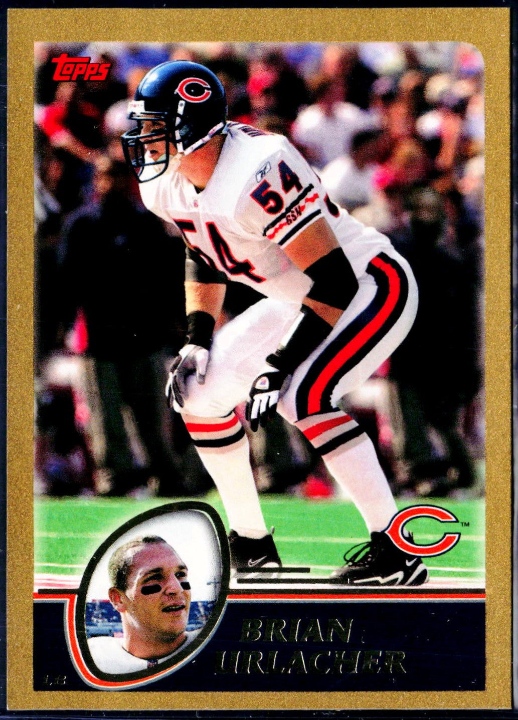 Brian Urlacher 2003 Topps Gold SP 234/499