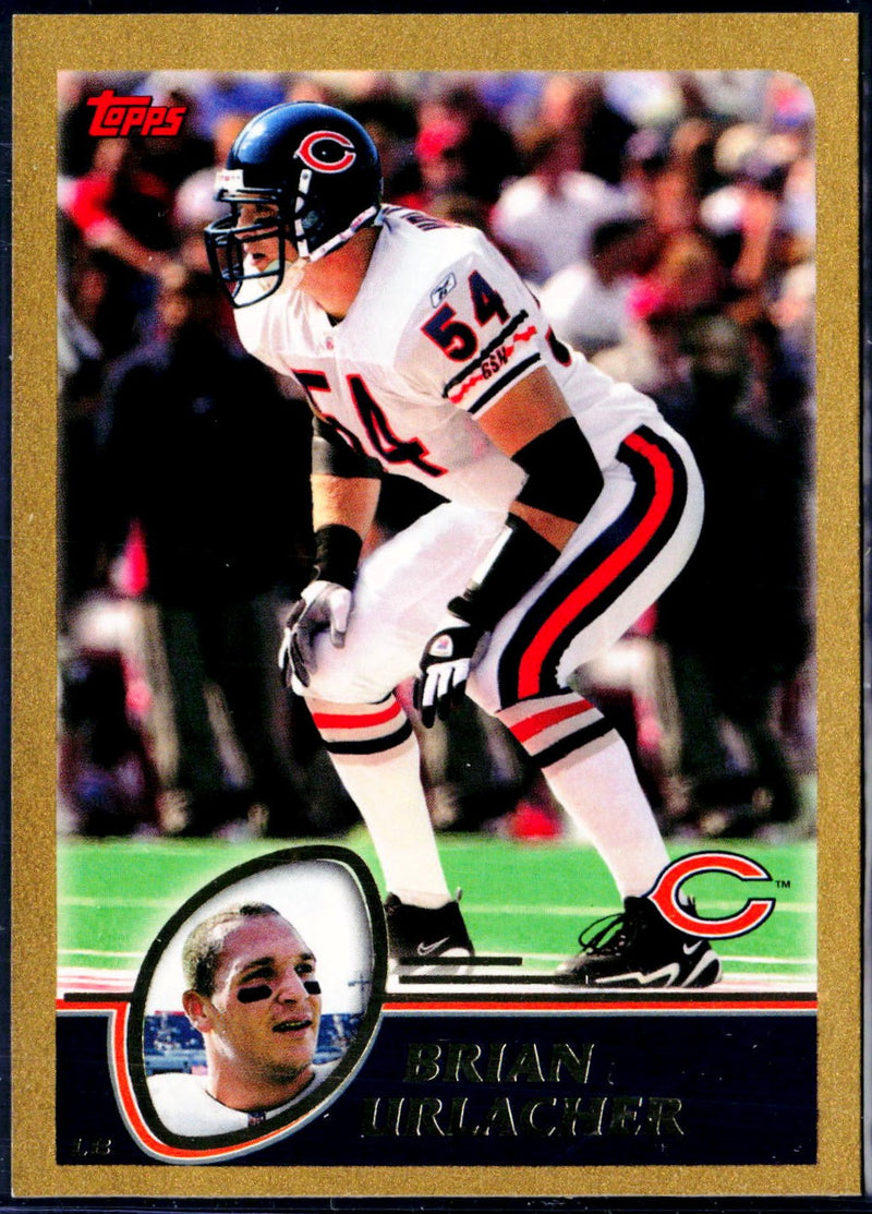 Brian Urlacher 2003 Topps Gold SP 234/499-1