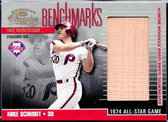 Mike Schmidt 2001 Donruss Classics Benchmarks Game Used Stadium Bench Piece-1