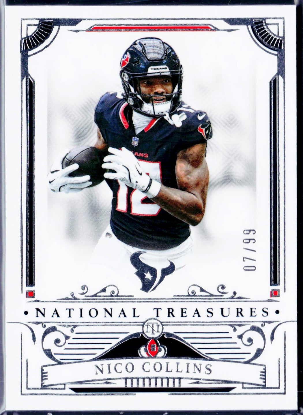 Nico Collins 2025 National Treasures Silver 7/99-1