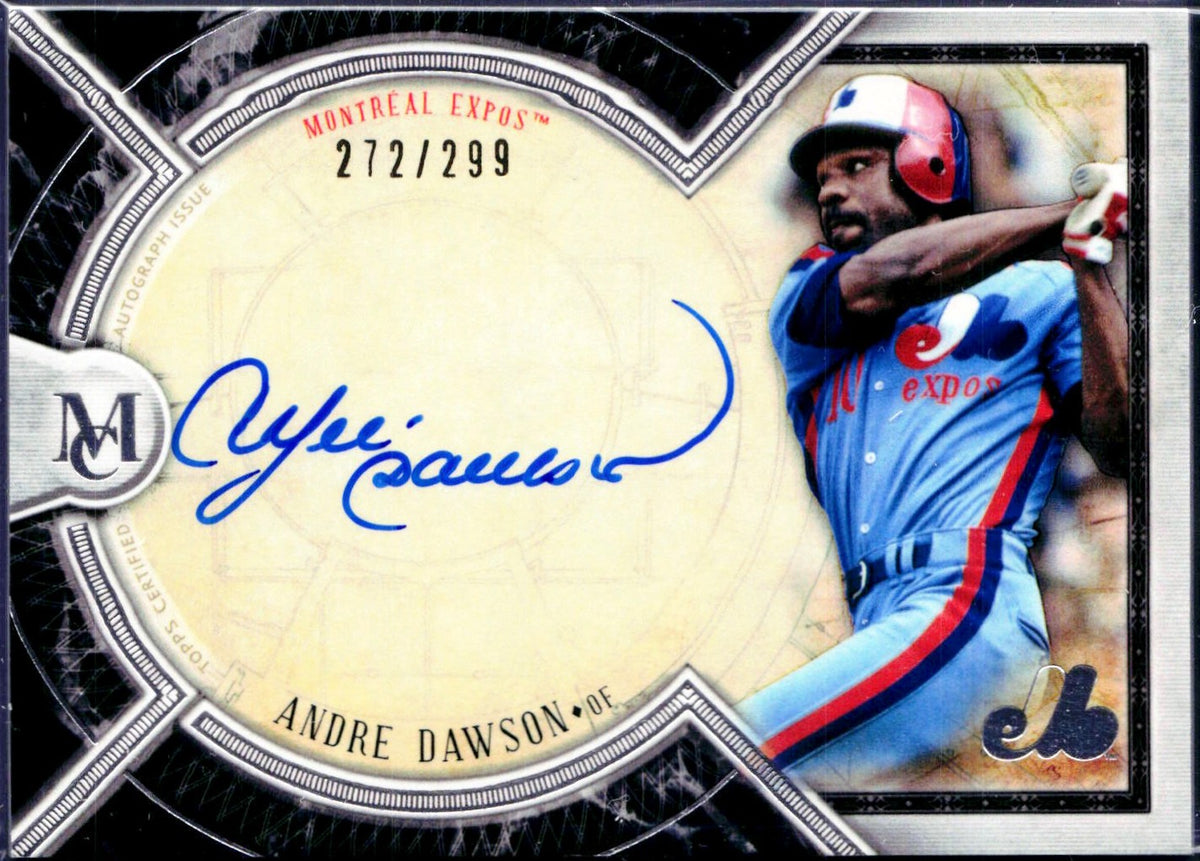 Andre Dawson 2018 Topps Museum Collection Archival Auto SP 272/299-1
