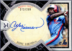 Andre Dawson 2018 Topps Museum Collection Archival Auto SP 272/299