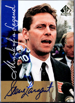 Steve Largent 1997 Upper Deck Sp Authentic Marks Of A Legend Auto-1