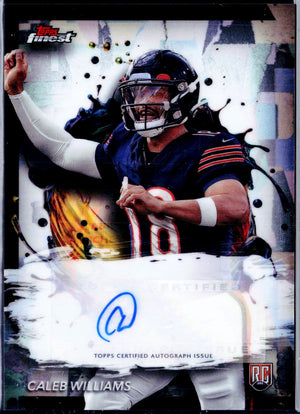 Caleb Williams RC 2024 Topps Finest Rookie Auto