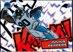 Julius Peppers 2025 Panini Absolute Horizontal Kaboom! Case Hit SSP #18-1