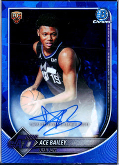 Ace Bailey RC 2025-26 Bowman Chrome Sapphire Rookie Auto-1