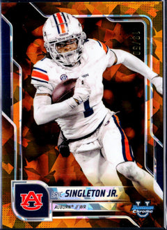 Eric Singleton Jr RC 2025 Bowman U Chrome Sapphire Gold Rookie SP 19/50-1