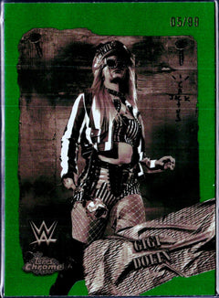 Gigi Dolin 2025 Topps Chrome Cactus Jack WWE Green Rodeo Rebels SP 5/99-1