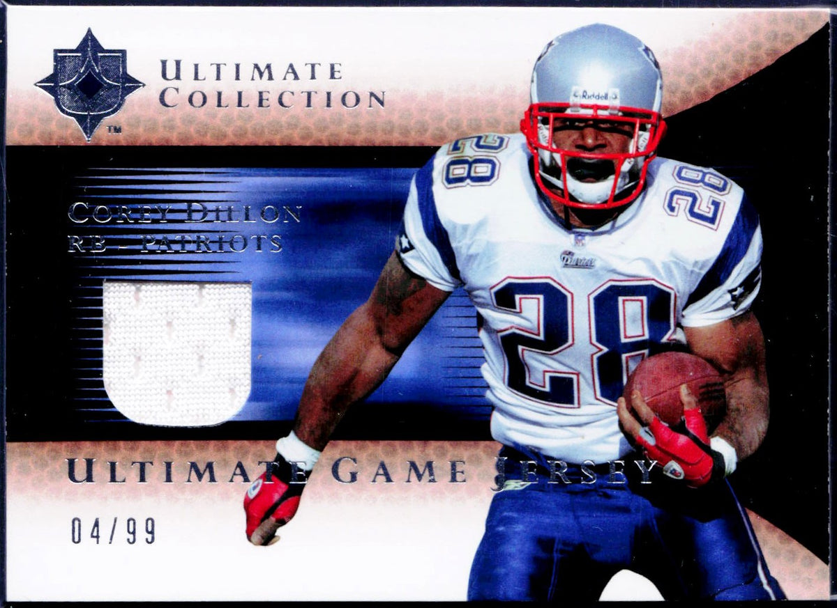 Corey Dillon 2005 Upper Deck Ultimate Game Used Jersey Patch SP 4/99