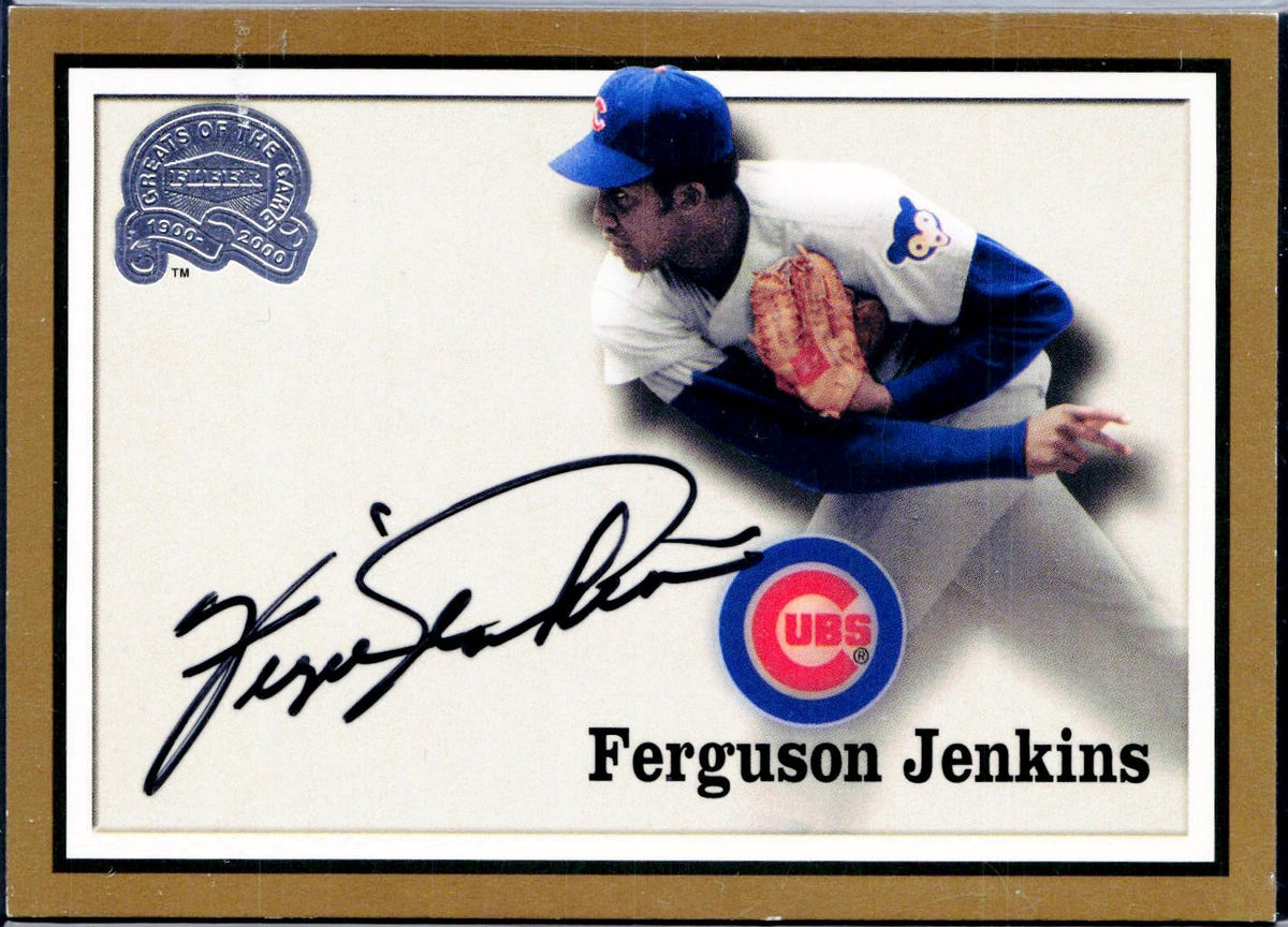 Ferguson Jenkins 2000 Fleer Greats Of The Game Auto-1