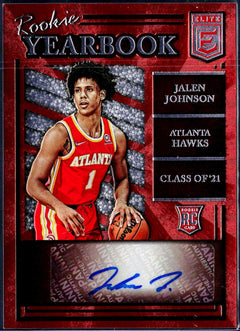 Jalen Johnson 2021-22 Donruss Elite Rookie Yearbook Auto-1