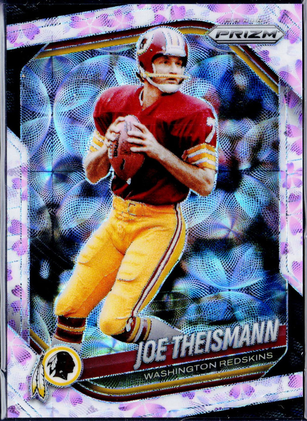 Joe Theismann 2025 Panini Prizm Cherry Blossom Choice SP 6/15-1