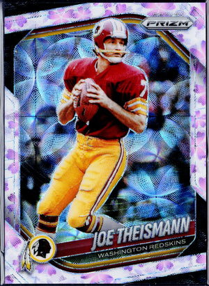 Joe Theismann 2025 Panini Prizm Cherry Blossom Choice SP 6/15