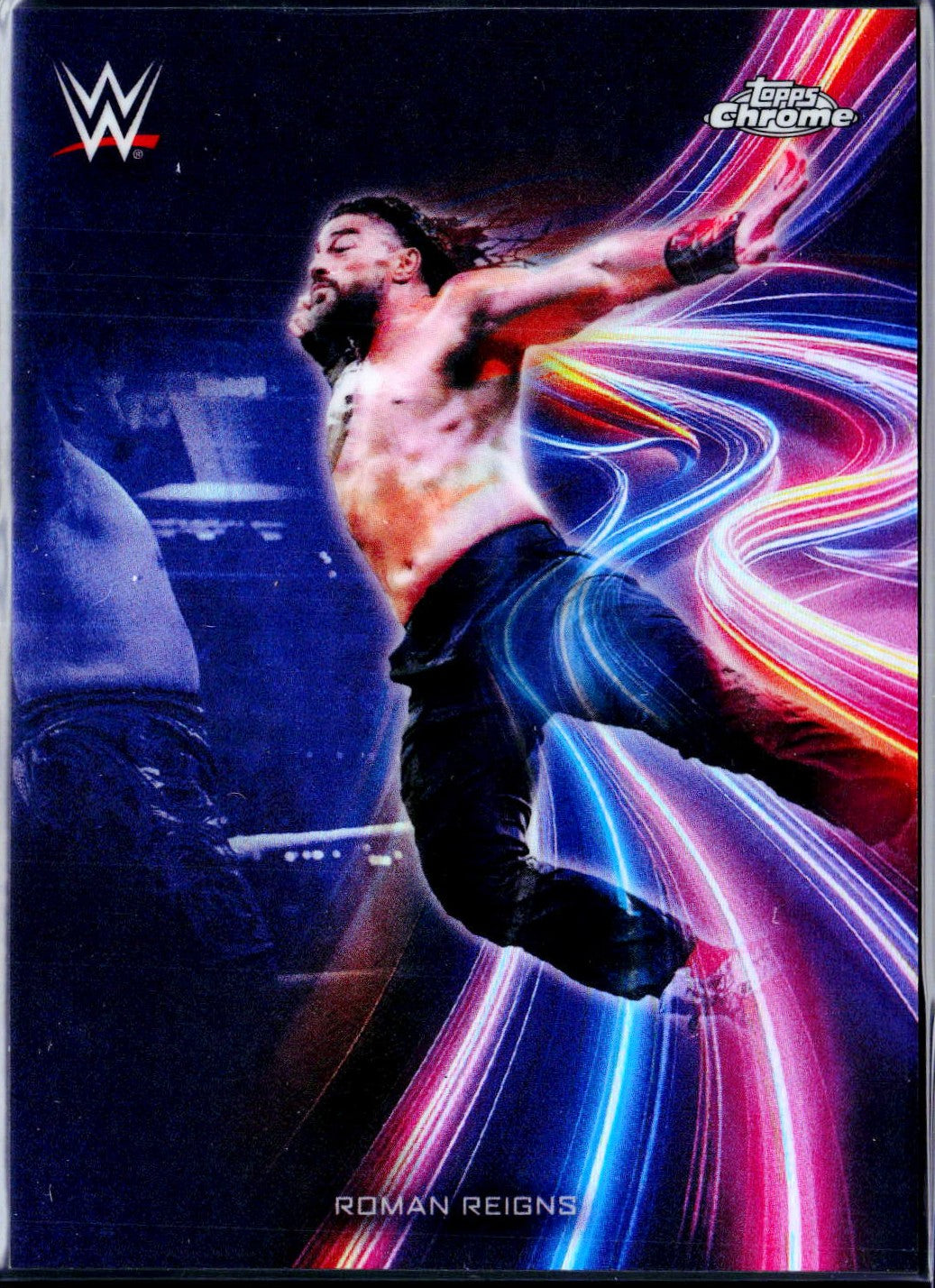 Roman Reigns 2026 Topps Chrome WWE Signalz SSP