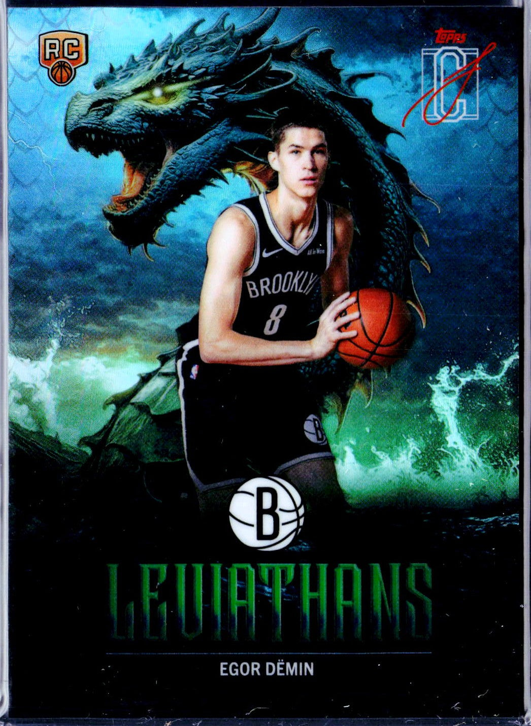 Egor Demin RC 2025-26 Topps Signature Class Leviathans Rookie SSP