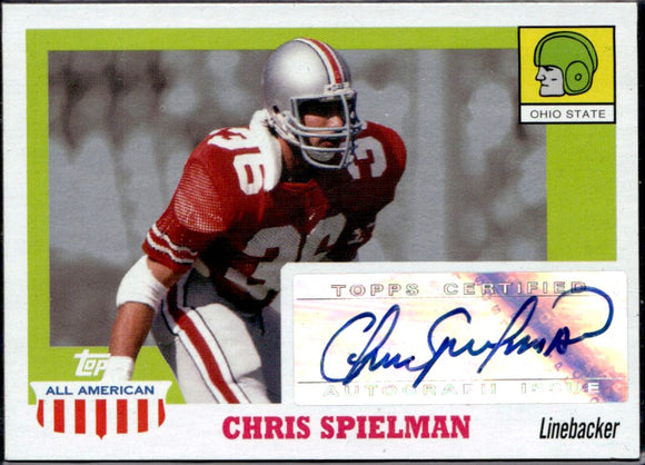 Product Chris Spielman 2005 Topps All American Auto Link