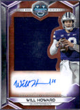 Will Howard RC 2023 Bowman U Best Rookie Jersey Patch Auto